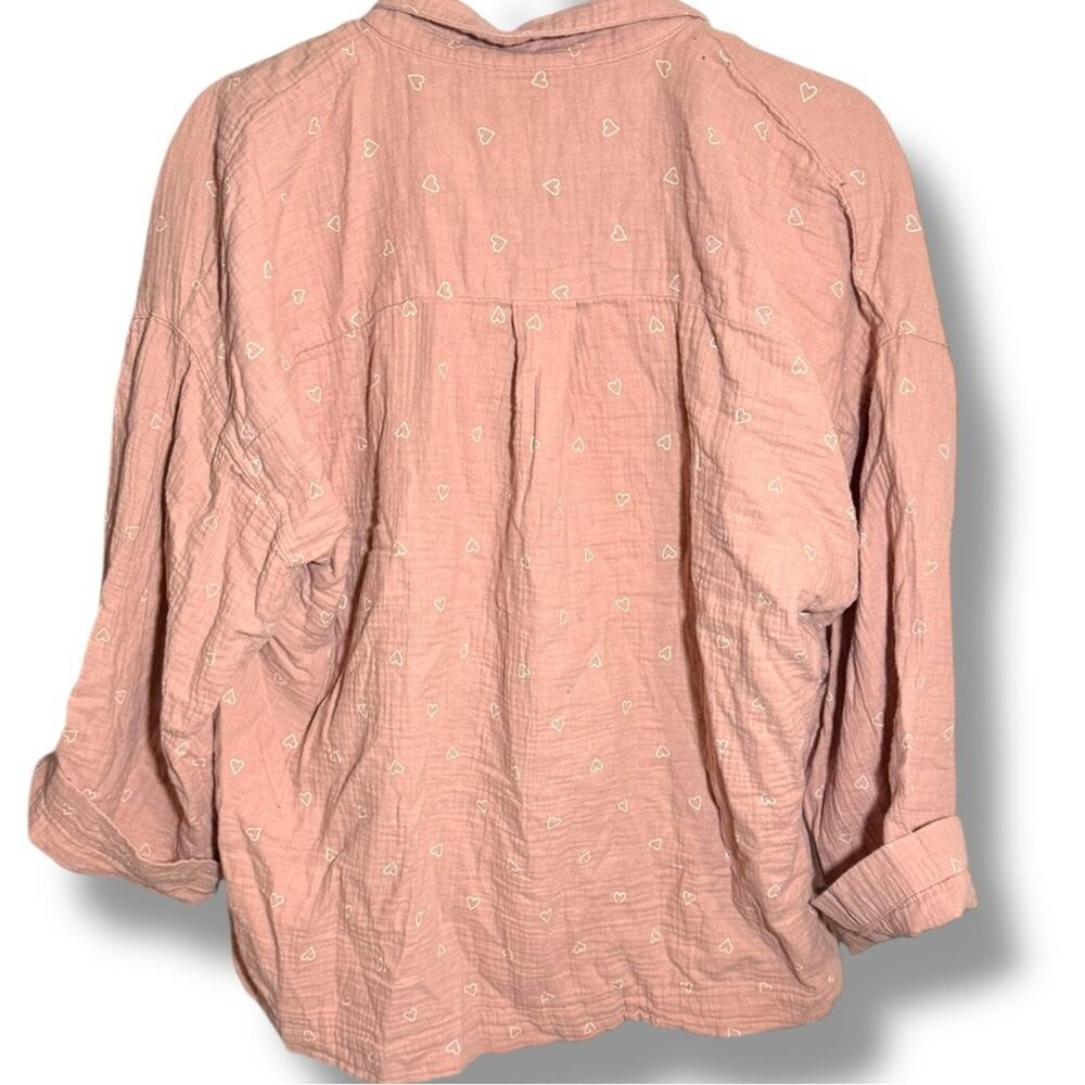Madewell Lightestspun Double Gauze Heart Pajama Top - Picture 5 of 6